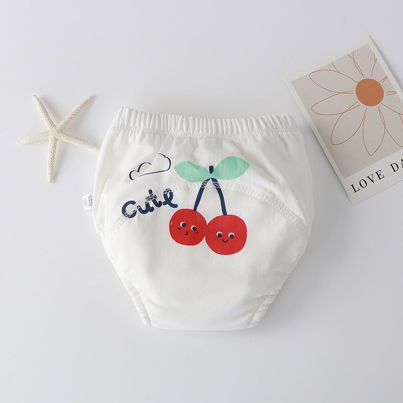 Baby Training Pants Second Generation New Upgraded Anti-Side Leakage Wings Kidsren'S Toilet Practice Pants Cloth Diapers Breathable Type A - Image 1